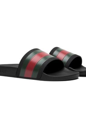 Gucci Pursuit '72 Rubber Slide 'Black'